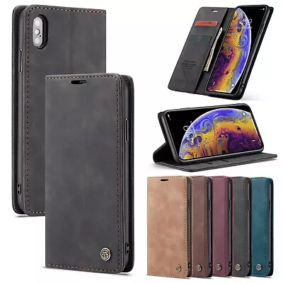 For IPhone 15Pro Max /15 Case Flip Card Holder Stand Wallet Shockproof Cover • $19.99