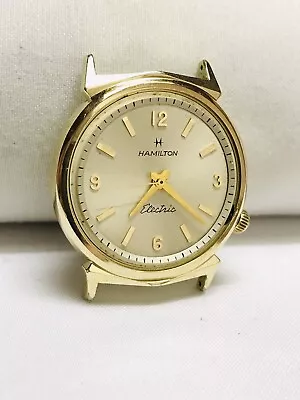 Vintage Men's 10k Gf Hamilton Nautilus 505 Electric Watch For Repair Lot 397 • $185