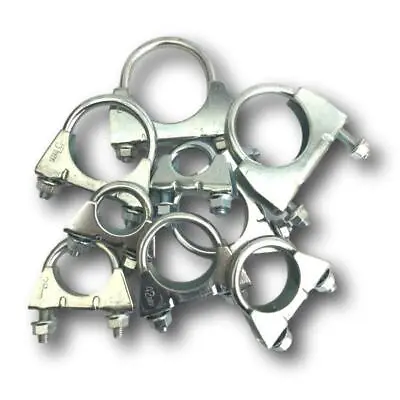 1  Upto 6  Id Exhaust Pipe U Bolt Clamp Mild Steel Muffler U Clamps Heavy Duty • $13.19