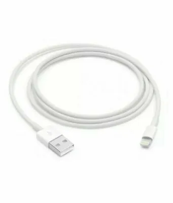 $5.99 • Buy Apple 3ft. (1m) Lightning To USB Cable - White With The Plug Block