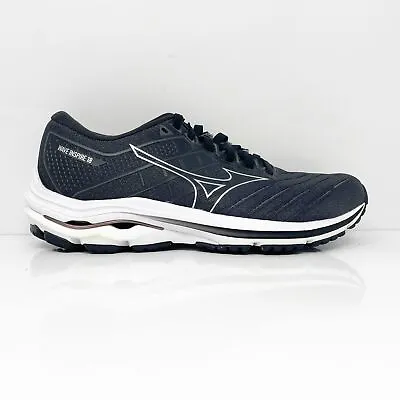 Mizuno Womens Wave Inspire 18 411359 9073 Black Running Shoes Sneakers Size 8 • $34.44