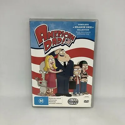 AMERICAN DAD SEASON 1 DVD R4 TV Show Very Good Condition FREE SHIPPING • $6.49