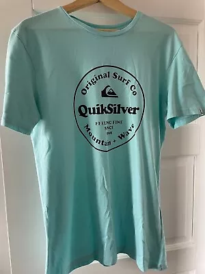 Mens Quicksilver T Shirt M Regular Fit • £5