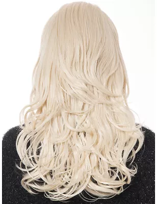 Koko Half Head 3/4 Wig Wavy Curly Look Natural Hair Extension 18  Lily 24  Chery • £19.95