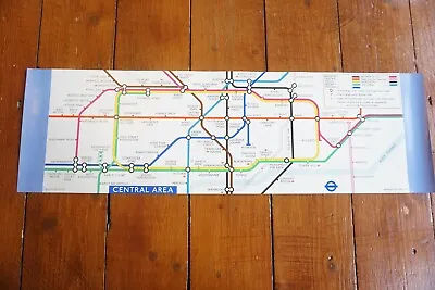 1976 Central Area London Transport Underground Tube Carriage Railway Map  • £99.99