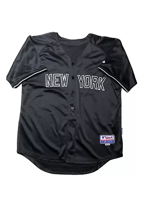 Rare Majestic 2009 New York Yankees Mark Teixeira #25 Black Jersey Sz 52 • $70