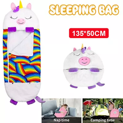 Sleeping Bag Kids Children Napper Blanket Winter Fluffy Warm Nappers Gift • $19.32