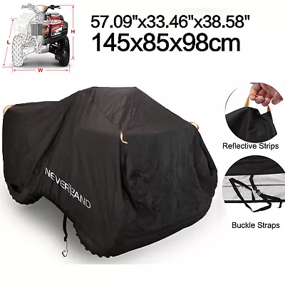 M Quad Bike ATV Waterproof Cover 4 Wheeler Rain Resistant Outdoor Sun Protection • $17.99