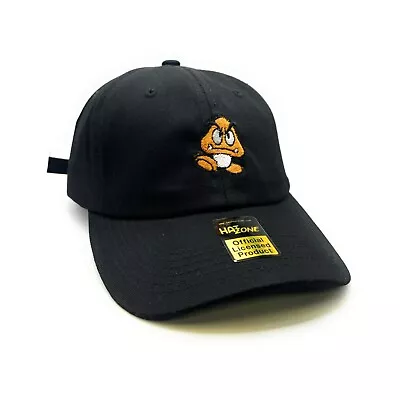 Goomba Mario Bros Dad Hat (Black) • $13.95