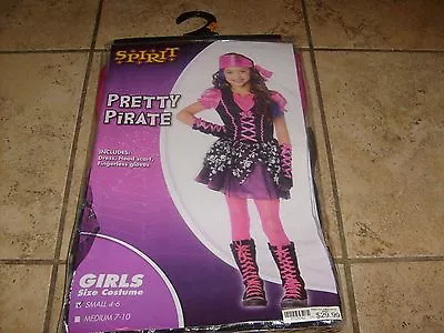 Monster High Pirate  Girl Halloween Costume Dress Cosplay Size Small 4-6 New Mip • $22.99