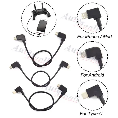 $11.54 • Buy Micro USB Cable OTG 90° For DJI Spark, Mavic 2 Pro, Zoom, Air Control Controller
