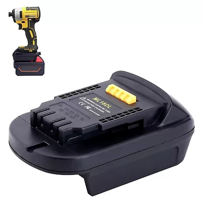 MIL18DL Battery Adapter Converter For Milwaukee 18V Lithium To Dewalt 20V Tools • $12.45