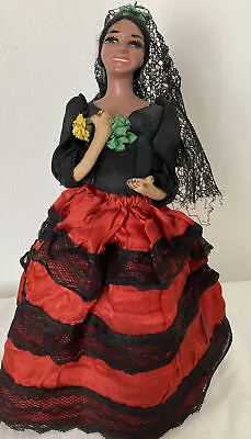 Vintage National Costume Doll. Spanish Unusual (c) • £7.95