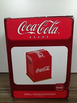 Vintage Retro Coca-Cola Brand Small Napkin Dispenser - Official Licensed  • £16.92