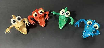 Lot Of (4) Vintage Rubber Alien Monster Finger Puppets Jigglers Great Shape • $8.99