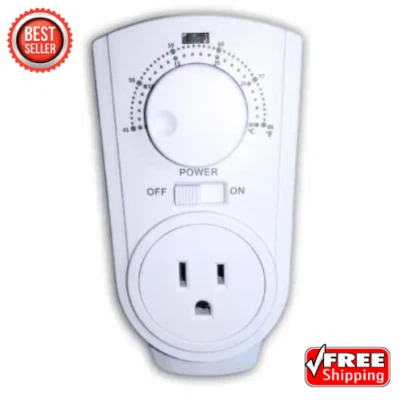 $33.87 • Buy Non-Programmable Furnace Thermostat Plug-In Analogue Dial System Controller 120V