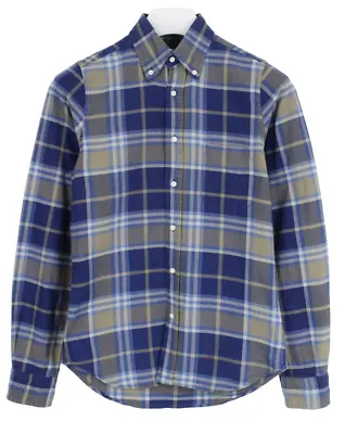 GANT Rugger Shirt Men's XS Casual Button Down Neck Plaid • £29.99