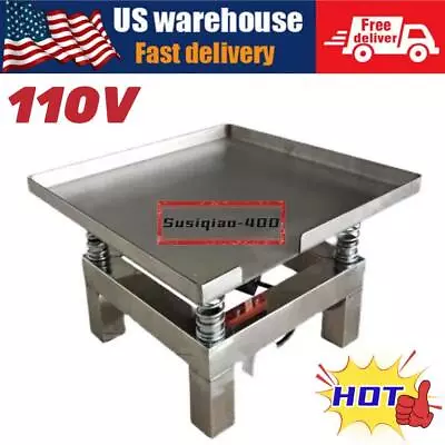 Concrete Vibrating Table Stainless Steel Test Bench Test Block Vibratio Platform • $245.99