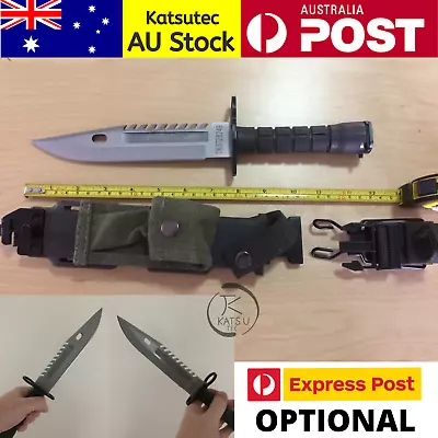 Chinese Army M95 M9MK Sawback Bayonet Tactical Knife Sheath Quality Repro AU • $79.95