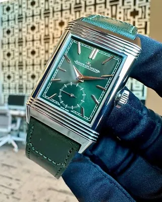 Jaeger-LeCoultre Reverso Green Watch - Q3978430 (Box And Papers) • $8600