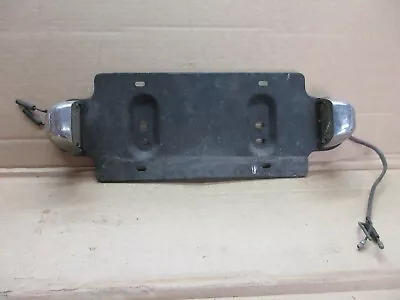 Vintage MG MGB Midget Triumph Rear License Plate Bracket Reverse Lights    G8 • $55.20