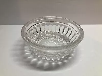 Vintage Cut Glass Crystal Small Bowl Dish 4 Inch • $7.50