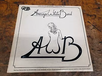 AWB Average White Band QUADRAPHONIC Atlantic 1974 Funk VG VINYL LP Record USED • $7.28