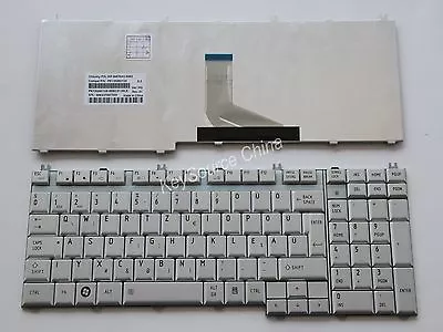 Keyboard Hungarian For Toshiba Satellite P200 P205 X200 X205 HU HG Magyar Silver • $12.99