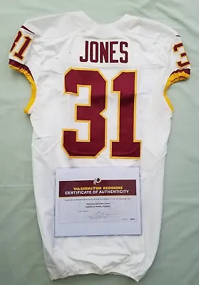 #31 Matt Jones Of Redskins VS. Patriots NFL Game Worn & Unwashed Jersey WCOA • $649.95