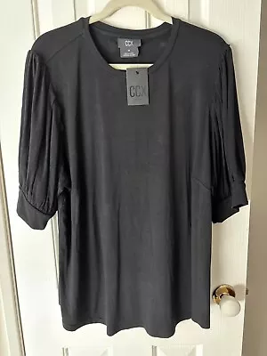 NEW City Chic CCX Size M Black Tee Top  - New With TAGS RRP 59.95 • $20