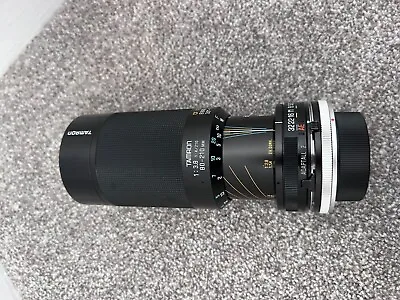 TAMRON LENS CF TELE MACRO 80-210 MM F/3.8-4 ADAPTALL 2 FOR CANON FD + CARRY CASE • £15