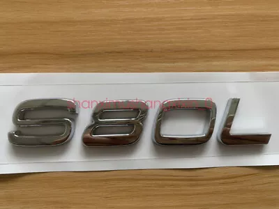 Chrome   S80L   Number Letters Rear Trunk Emblem 3D Badge For 14-20 Volvo S80L • $19.99