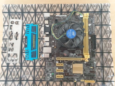 £45 • Buy Intel I5 4460 Quad Core 3.2GHz + ASUS H81M Plus + 8GB Memory Bundle