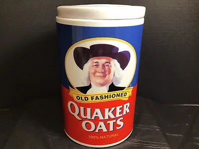 VINTAGE QUAKER OATS CERAMIC COOKIE JAR CANISTER 120th ANNIVERSARY LIMITED ED • $25.97