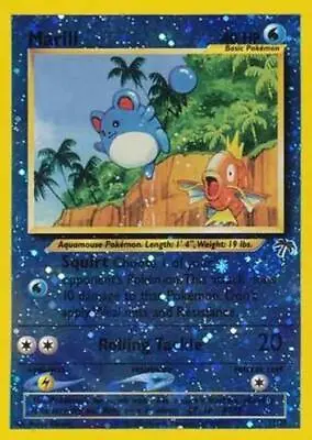 Marill - 11/18 - Pokemon Reverse Holo Southern Islands NM • $23.15