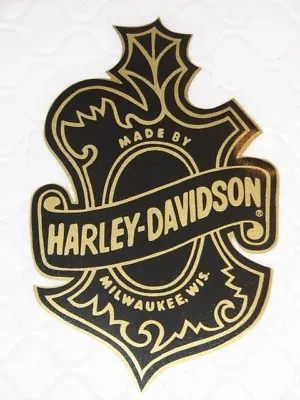 Harley Davidson Vintage Oak Leaf Lg Window Decal 6.25  X 4.25  (inside) New • $6.50