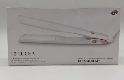 T3 Lucea White 1  Electric Professional Straightening And Styling Iron 77530 • $49.99