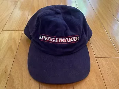 Vintage THE PEACEMAKER Dreamworks Cap Snapback Hat 1997 Film Cast Crew RARE • $39.95