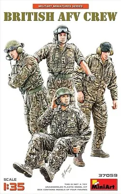 Miniart 37059 - 1/35 British AFV Crew Model Kit • £14.75