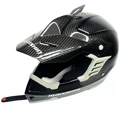 Cross Motorcycle Helmet Marushin Rs Mx-Full Carbon Only 850g Rs-mx-ece22/05 • $100.09