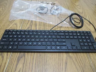 NEW HP Keyboard Mouse Slim USB Multi Media Wired TPC-C003K • $16.99