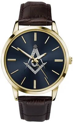 Sekonda Men's Masonic Watch With Blue Dial 90095 • £44.99
