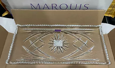 Marquis By Waterford Crystal Newberry Rectangular Serving Tray Dish • $29.99