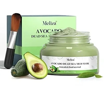 $19.99 • Buy Organic Avocado Clay Mask Meliza Dead Sea Mud Mask Natural Green Tea Healing