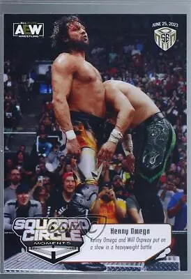 2023 AEW Match Dated Moments SE Squared Circle Achievement Kenny Omega Rookie RC • $25.55