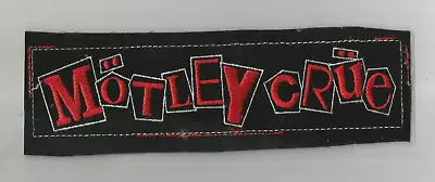 1992 Brockum Collection  Embroidered Motley Crue Rock Patch Vintage 31 Years Old • $9.99