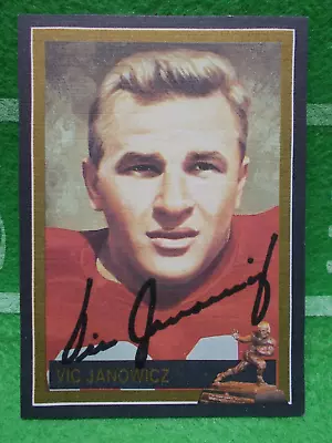 ~VIC (VICTOR) JANOWICZ ~Autographed 1950 Heisman LINEN #179/200 Ohio State OSU. • $495.31