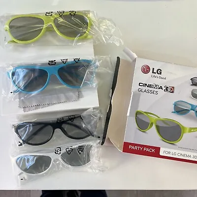 LG 3D Glasses. AG-F315. Set Of 4. New. Party Pack  • £9.99