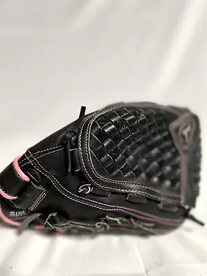 Mizuno Finch Prospect Leather Softball Glove Black GPL1208 12” Sure Fit RHT • $21.99