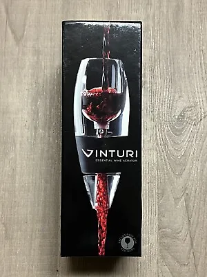 Vinturi Essential Wine Aerator-New In Box-Includes No-drip Stand & Travel Pouch • $14.95